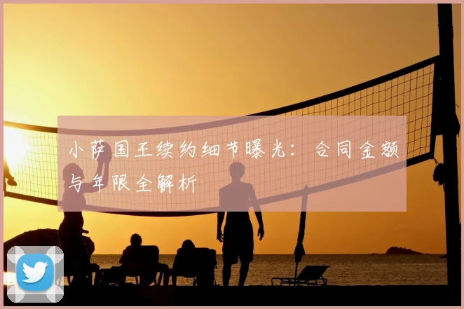 小萨国王续约细节曝光：合同金额与年限全解析