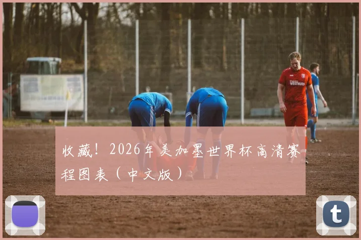 收藏！2026年美加墨世界杯高清赛程图表（中文版）